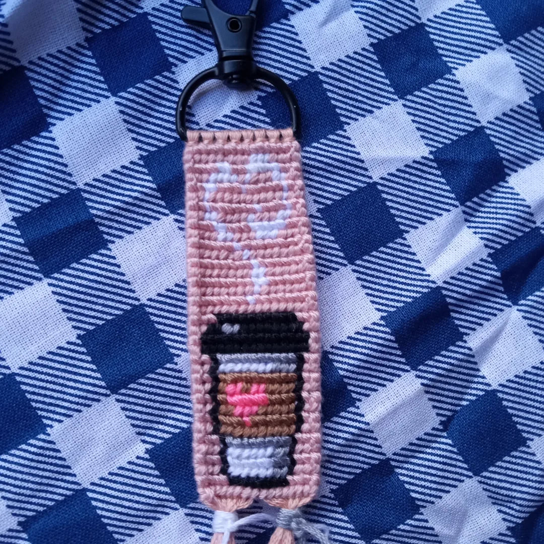 Coffee keychain