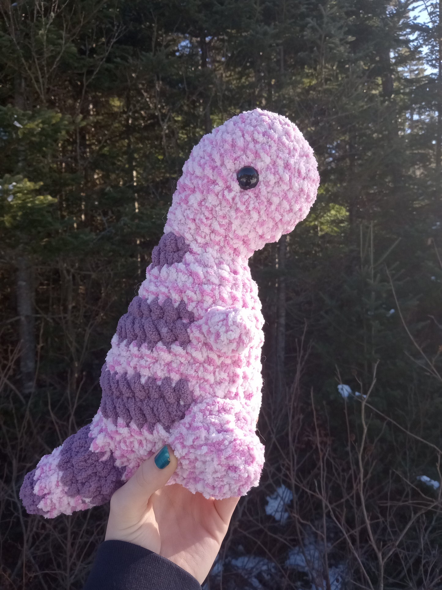 Crochet dinosaur