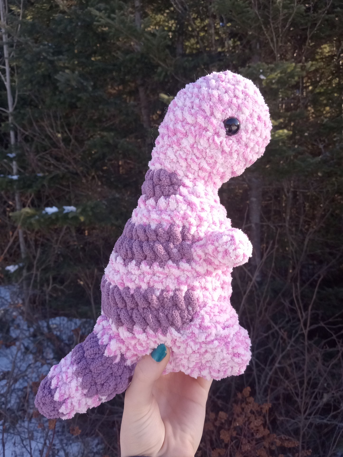 Crochet dinosaur