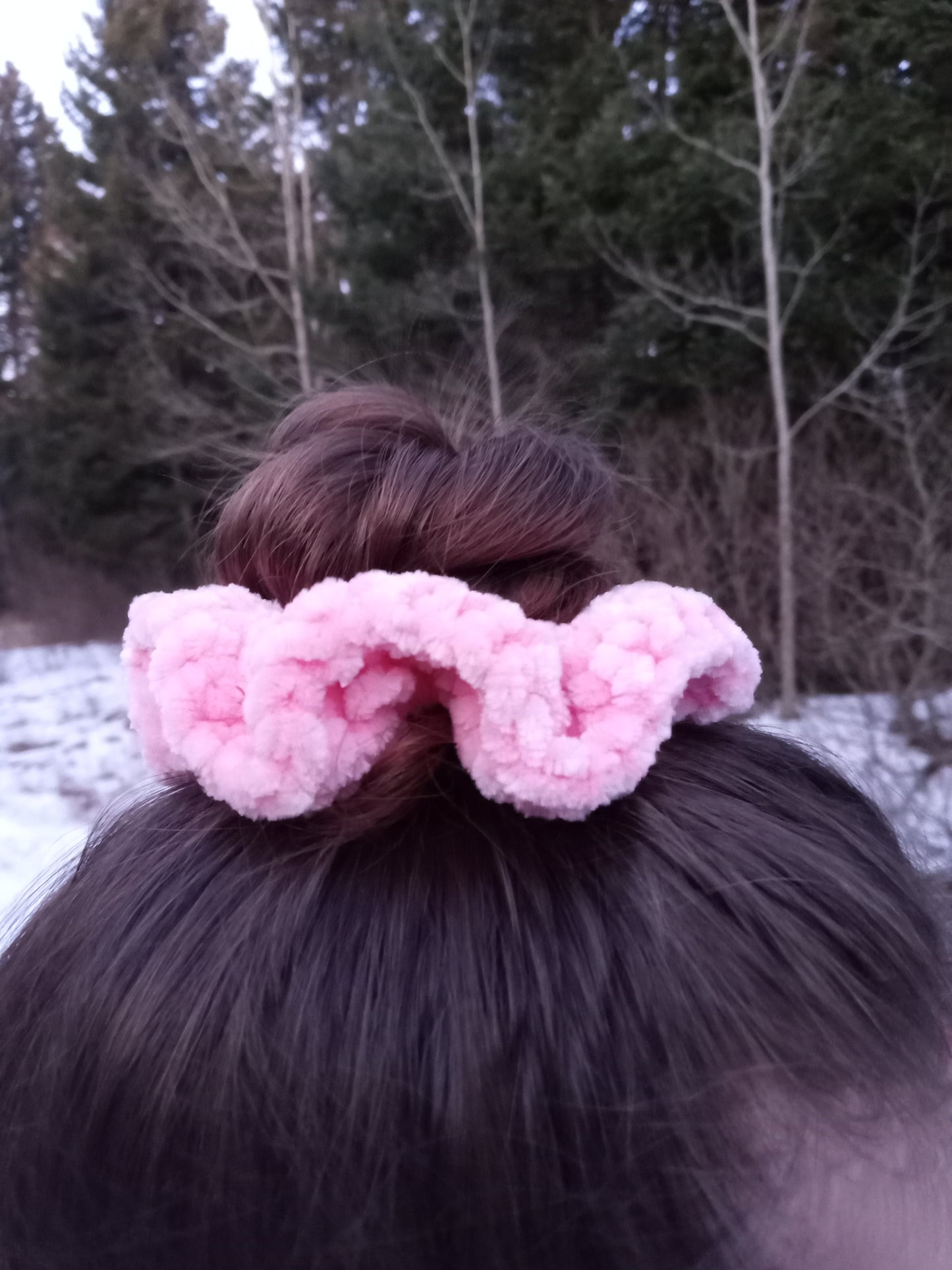 Crochet scrunchie