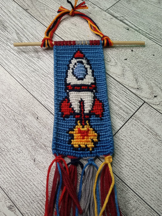 Rocket wallhanging