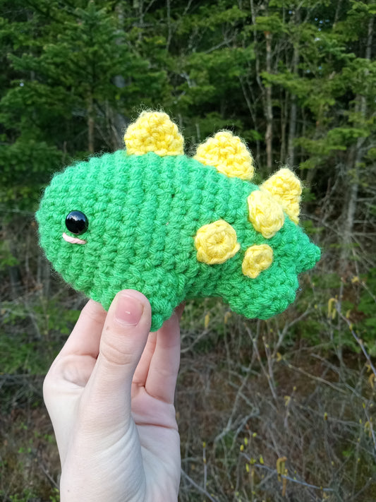Crochet stegosaurus