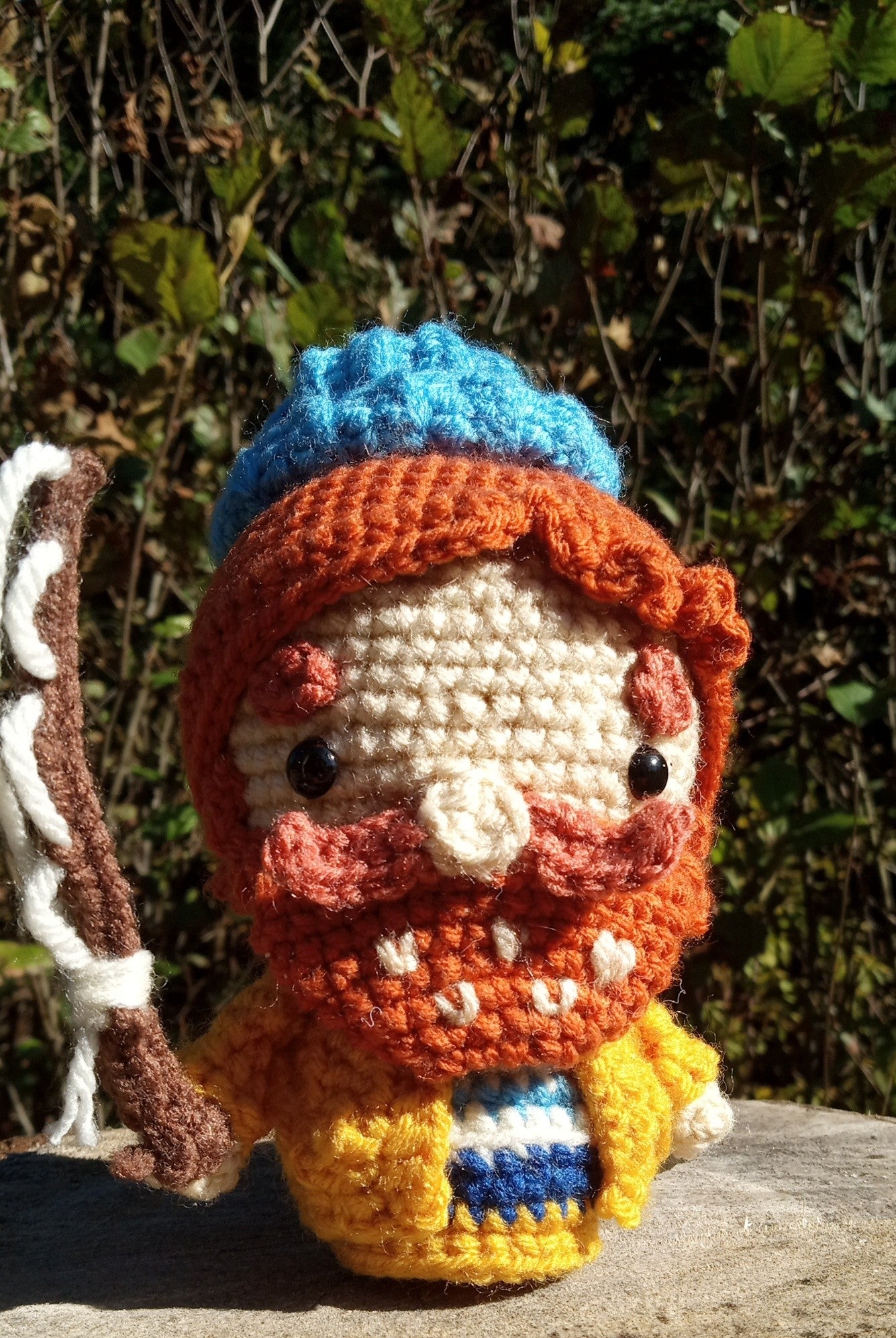 Crochet fisherman