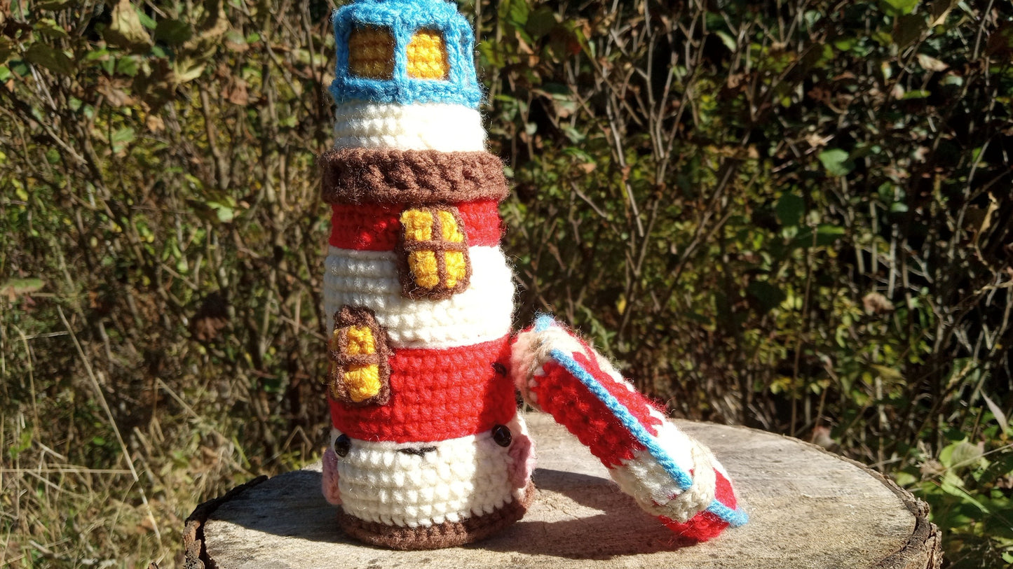 Crochet lighthouse